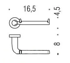 Держатель туалетной бумаги Colombo Basic В2708 хром