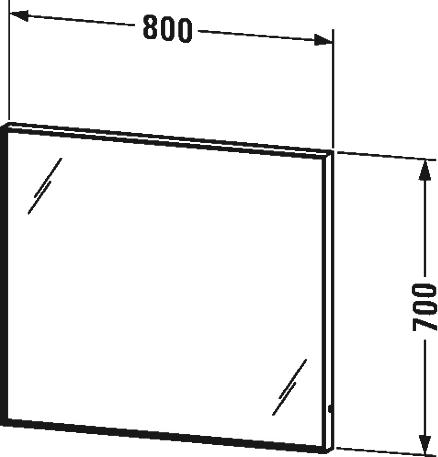 Мебель для ванной Duravit L-Cube LC6141 83 коричневая сосна