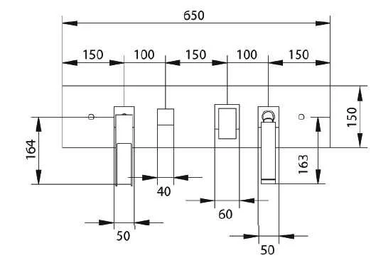 Смеситель для ванны с душем Bandini Dive 716140NN03 хром