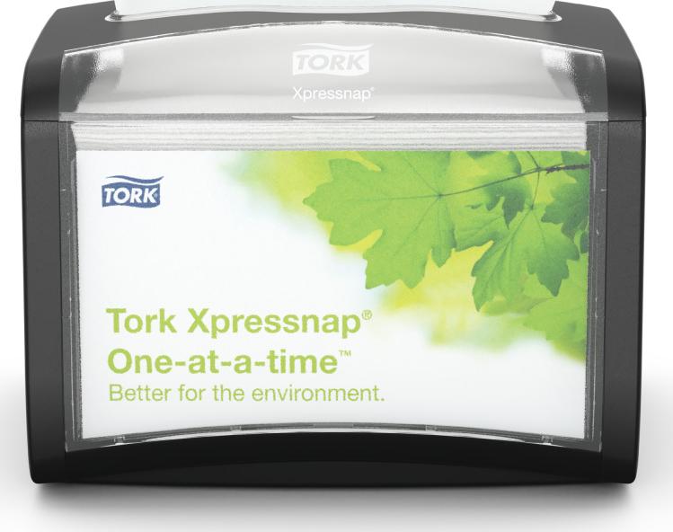 Диспенсер для салфеток Tork Signature Xpressnap 272611 N4 чёрный