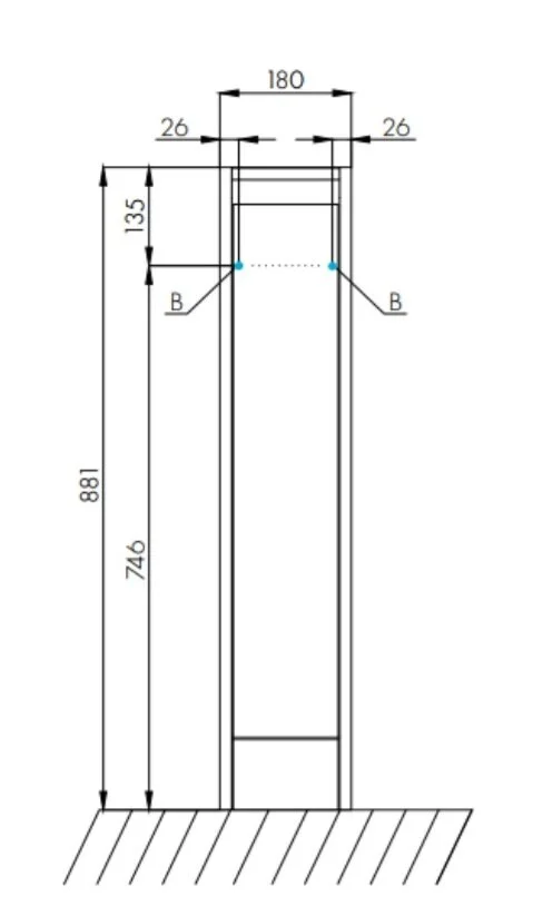 Тумба для ванной Aquaton Лондри 1A236101LH010 белый