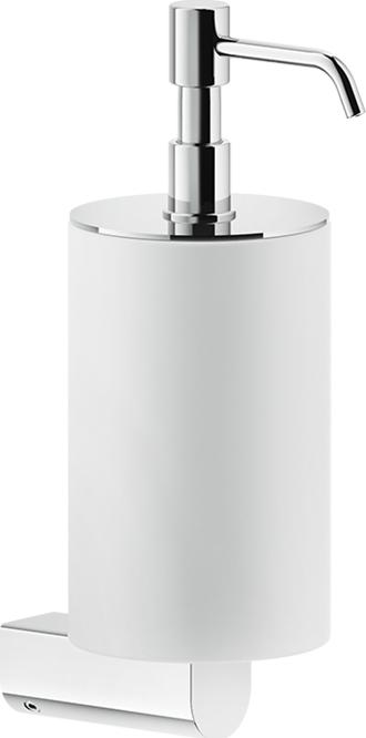 Дозатор для жидкого мыла Gessi Rilievo 59513#031, белый матовый / хром