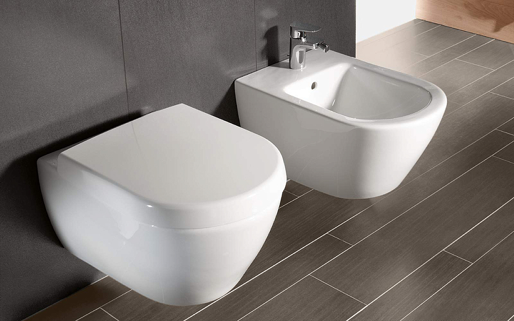 Подвесной унитаз Villeroy & Boch Subway 6604 1001 66041001 укороченный alpin