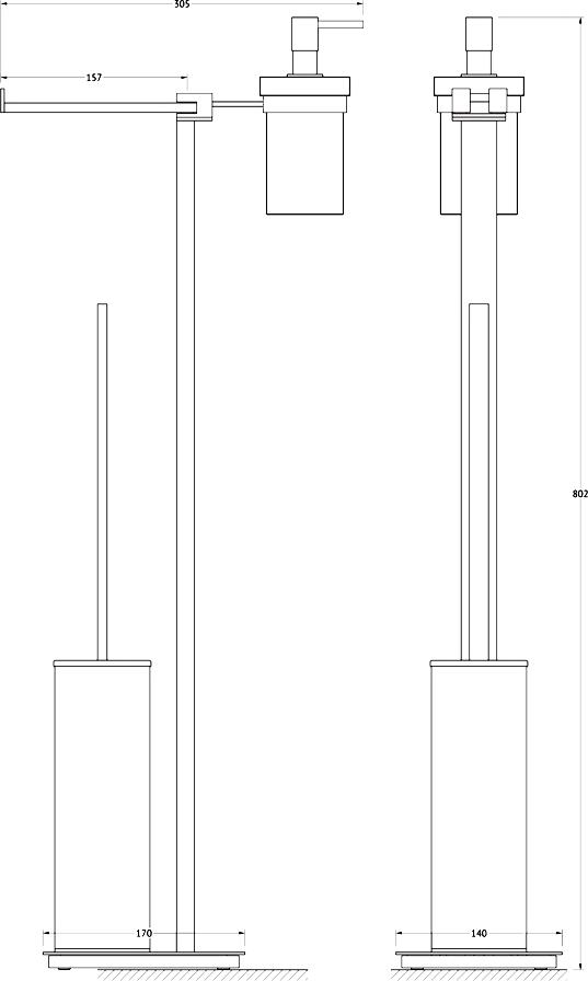 Стойка Linea G Tiffany TIF 022