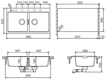 Кухонная мойка Schock Horizont Horizont_N-200_chokolad коричневый