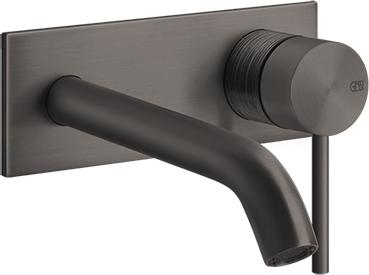 Смеситель для раковины Gessi 316 Trame 54388#707, brushed black metal PVD