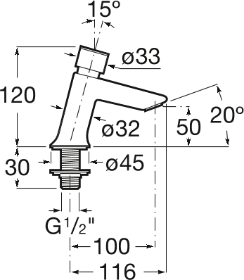 Смеситель для раковины Roca Instant 5A4477C00