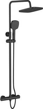 Душевая стойка Orange Thermo T02S4-912b, чёрный