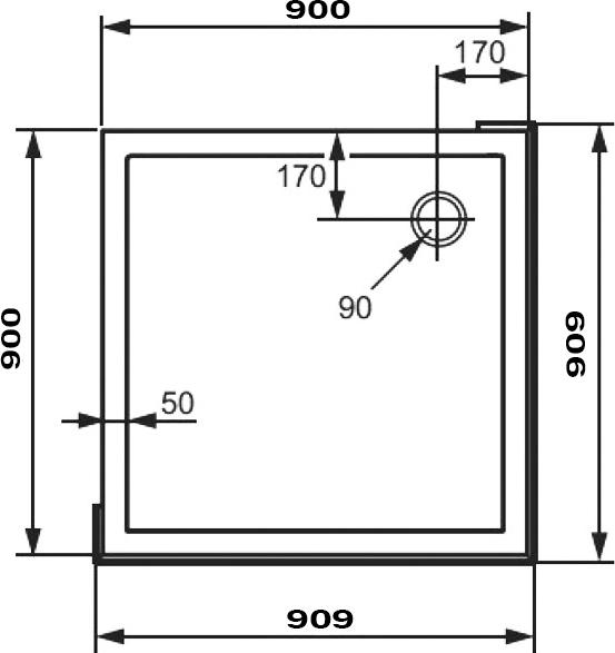 Поддон для душа Huppe Verano 235011.055