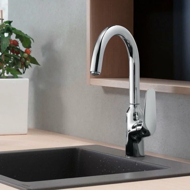 Смеситель для кухни Hansgrohe Focus M421-H220 71802000, хром