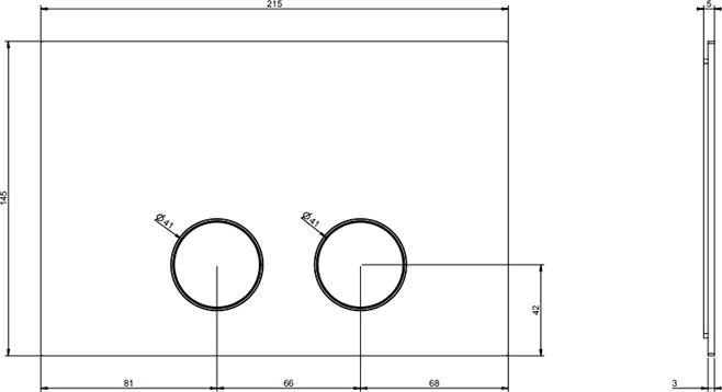 Кнопка смыва Gessi 54617#031, хром