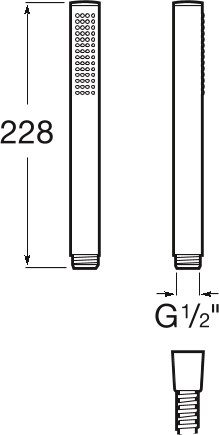 Ручной душ Roca Stella 5B9L61C00, хром