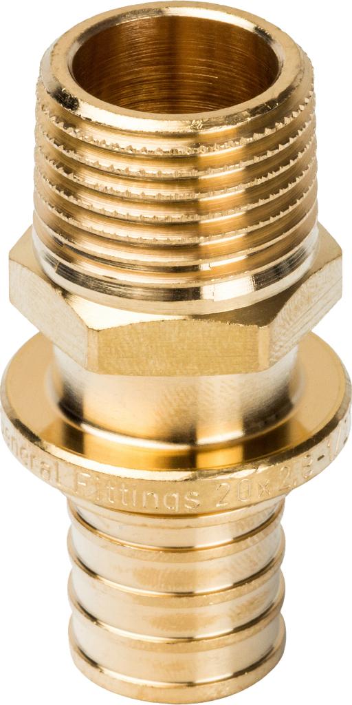 Переходник Stout SFA 0001 20xR 1/2" аксиальный с наружной резьбой