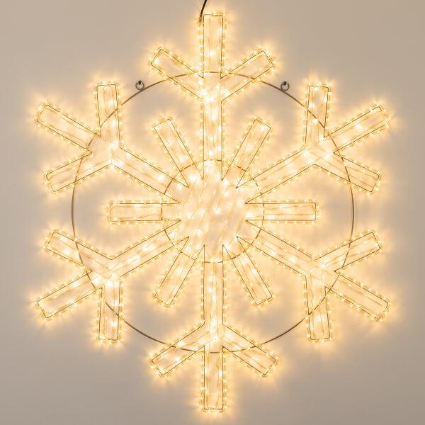 Светодиодная фигура Ardecoled Снежинка ARD-Snowflake-M11-1250x1200-604Led Warm 034261