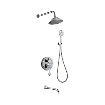 Душевая система Bronze de Luxe Yasmina NT800/B02 хром