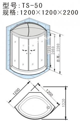 Душевая кабина Appollo TS TS-50W