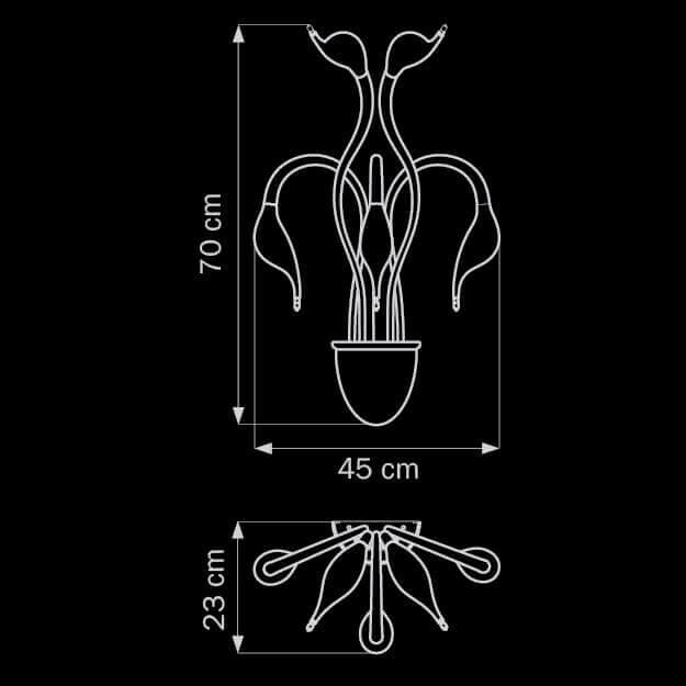 Бра Lightstar Cigno Collo Wt 751656