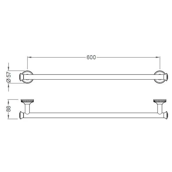 Полотенцедержатель Schein Superior 7066037 хром