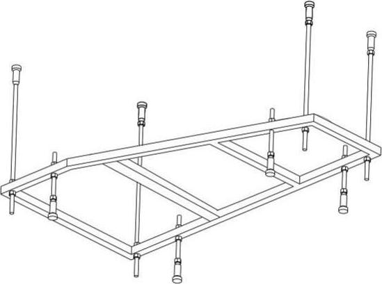 Каркас для ванны Riho Rethink Space 160x75 L/P