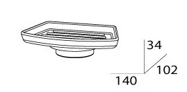 Мыльница FBS Universal FBS-Universal-07 хром