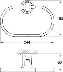 Полотенцедержатель Grohe Ondus 40379001