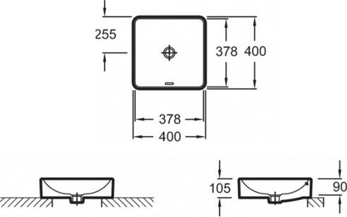 Раковина Jacob Delafon Vox EVG102-PT5