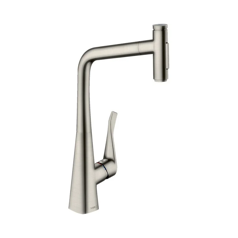 Смеситель для кухни Hansgrohe Metris Select 73820800 серый