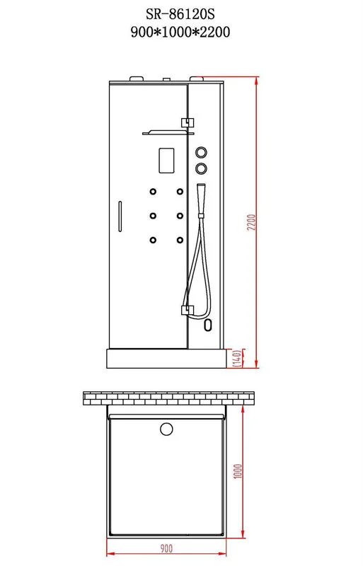 Душевая кабина Orans SR SR-86120 S