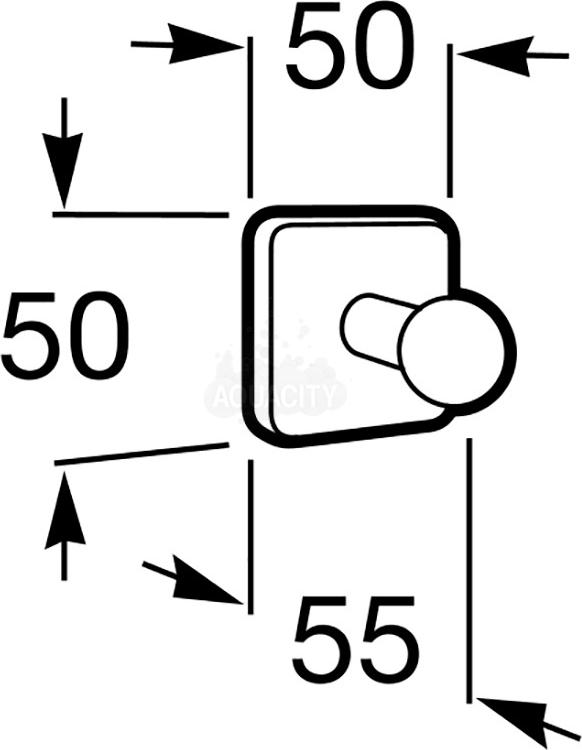 Крючок Roca Victoria 816650001