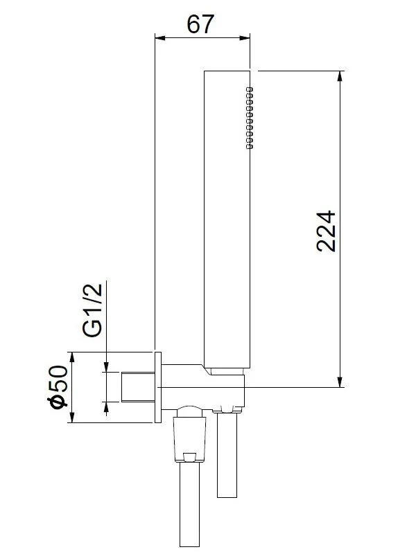 Душевой гарнитур Webert Shower Set AC1046010 золото