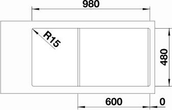 Кухонная мойка Blanco Sity XL 6 S 525048 антрацит-лава