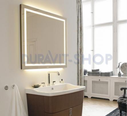 Зеркало с подсветкой 70х90 Duravit Esplanade ES909000505 (дуб)