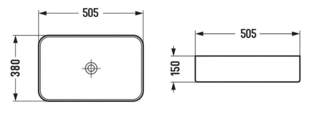 Раковина накладная Comforty 00-00012234 белый