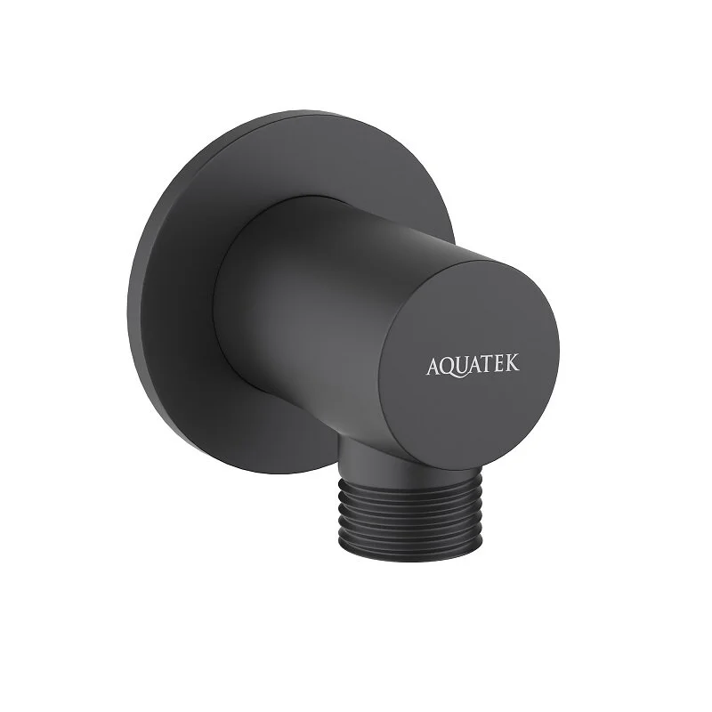 Шланговое подсоединение Aquatek AQ2456MB, цвет черный матовый