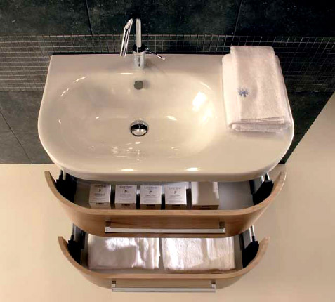 Тумба с раковиной Berloni Bagno Day DY BS05 SX 100