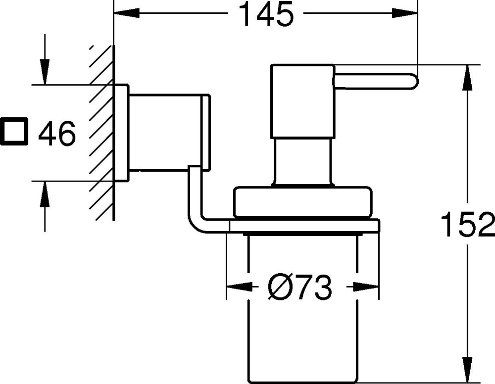 Дозатор Grohe Allure 40363000