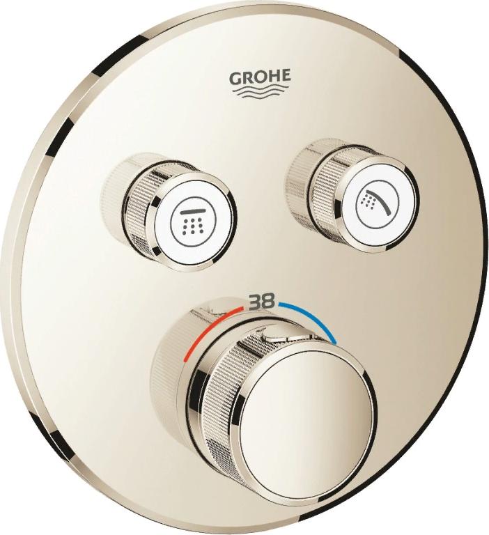 Термостат Grohe Grohtherm SmartControl 29119BE0 никель, глянец