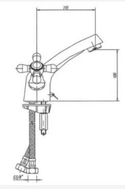 Смеситель для раковины Mofem Trigo 140-0171-00 хром