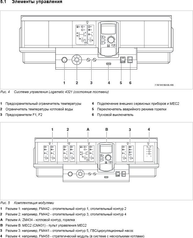 Система управления Buderus Logamatic 4323