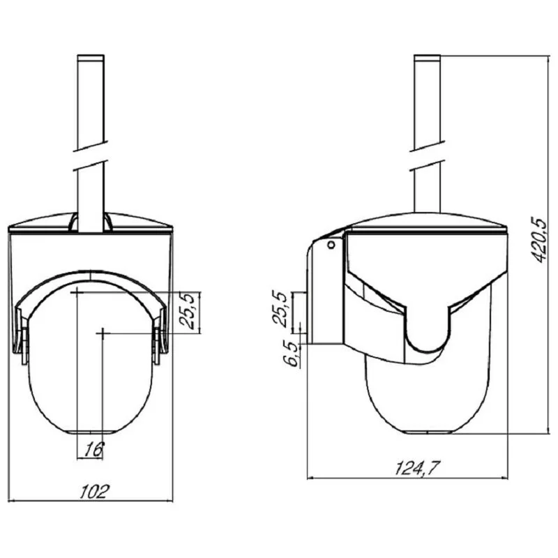 Ёршик Emco System 3515 001 03 хром