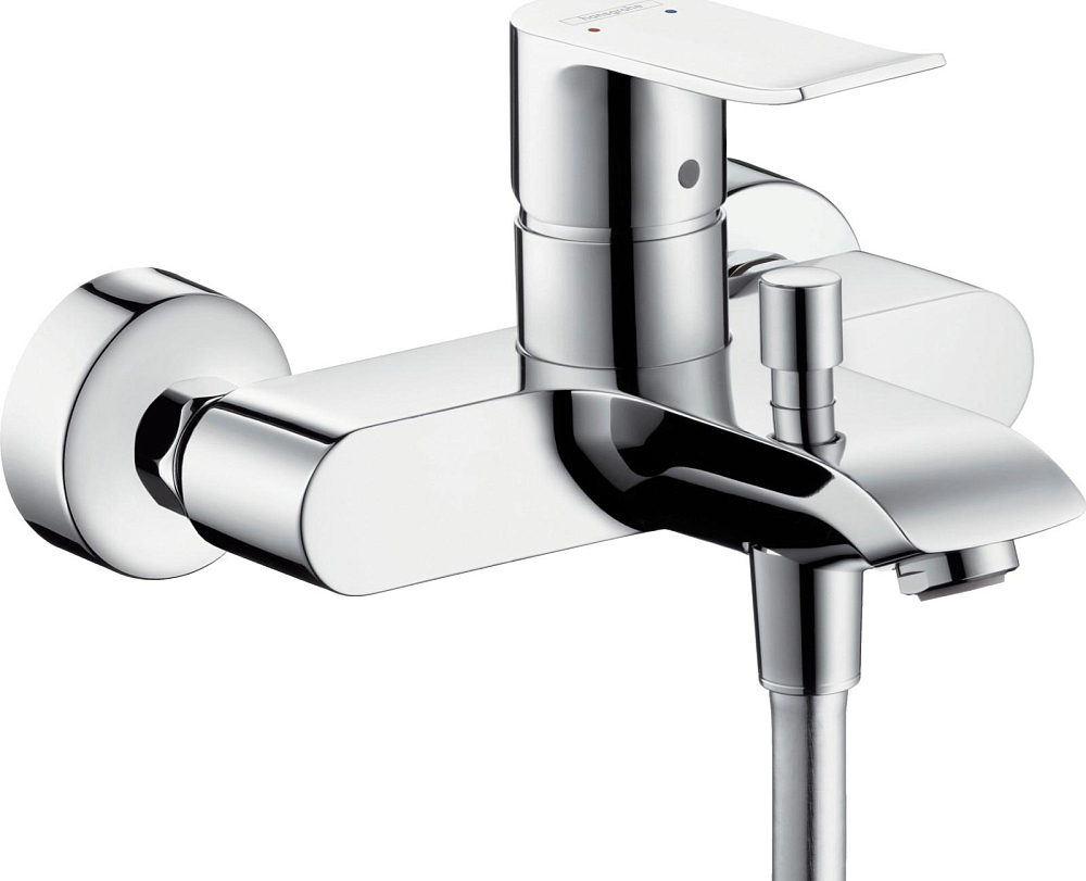 Смеситель для ванны с душем Hansgrohe Metris 31480000, хром