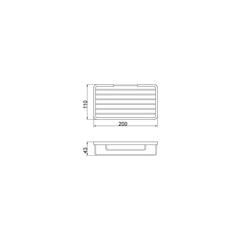 Полка Veragio Basket VR.GFT-9040.CR хром