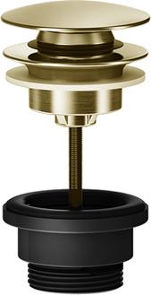 Донный клапан для раковины Gessi 316 54599#727, brushed brass PVD