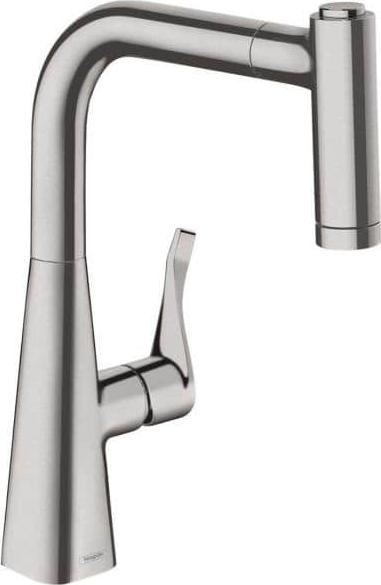 Смеситель для кухни Hansgrohe Metris M71 14834800, под сталь