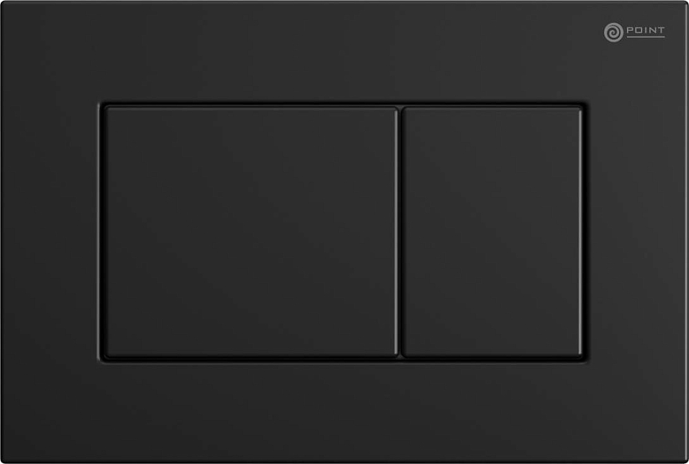 Система инсталляции Point Элемент PN45120 + Клавиша смыва Point Ника черная матовая PN44081BM + Унитаз Point Меркурий PN41831BM