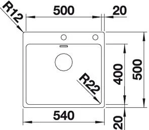 Кухонная мойка Blanco Andano 525245 серый