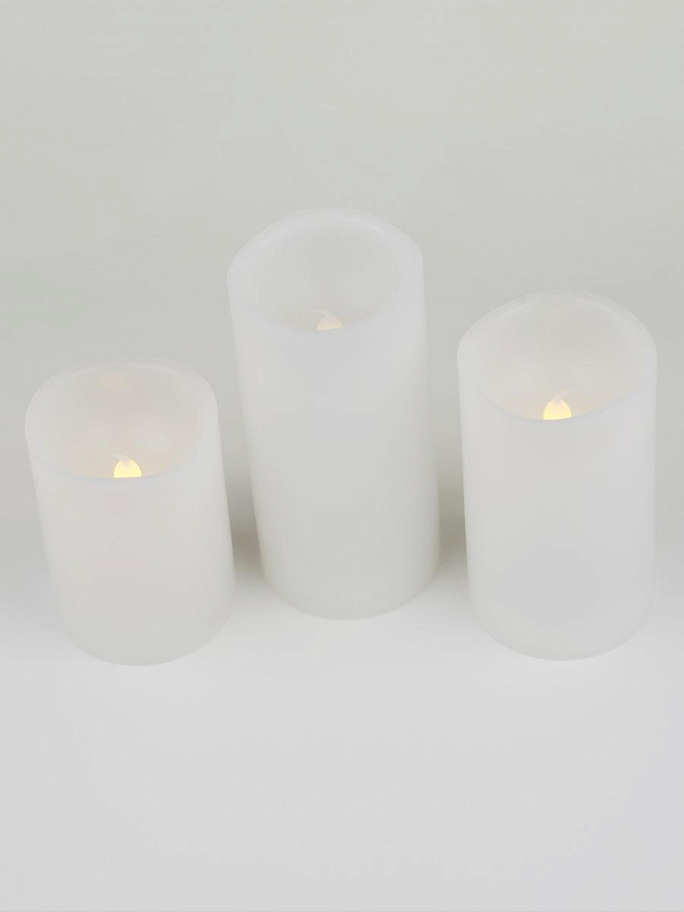 Фигурка светодиодная «Свеча» 7,5х15,1см Uniel ULD-F050 Warm White Candle Set3 UL-00007256