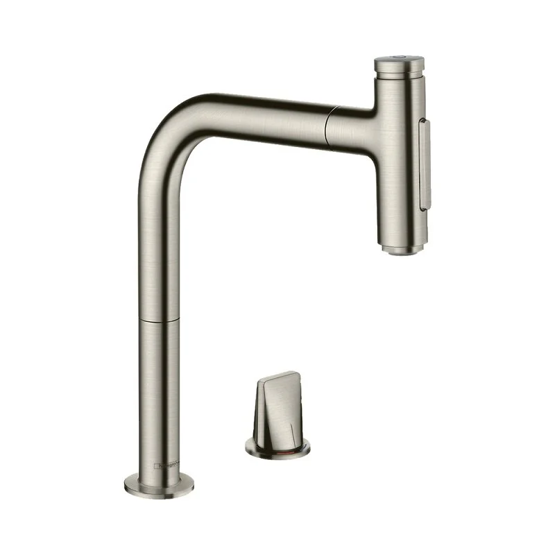 Смеситель для кухни Hansgrohe Metris Select 73819800 серый