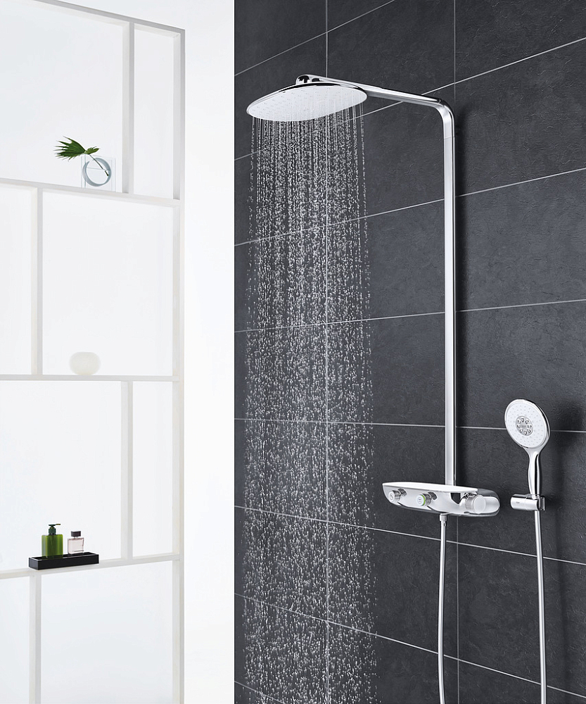 Душевая стойка Grohe Rainshower SmartControl 360 Mono белая луна