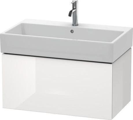 Тумба под раковину 78 см Duravit L-Cube LC61772222, белый глянец